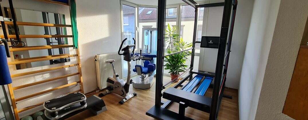 Physiostein Trainingsraum Rüttelplatte